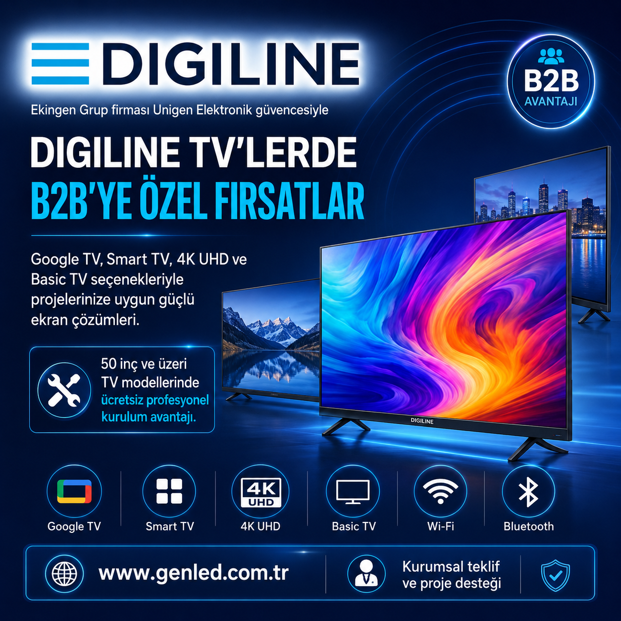 Digiline TV ler Ekingen Grup Güvencesi İle